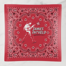 James Intveld Little Cowboy Red Trinket Tray