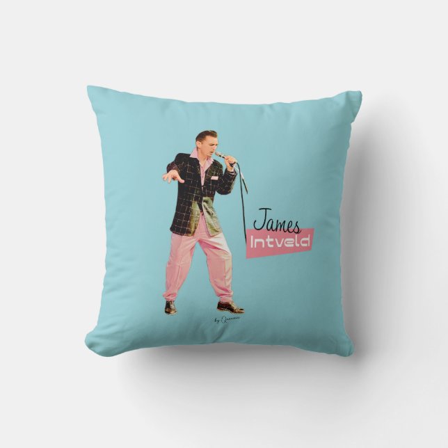 James Intveld Rockabilly Pillow  Kissen (Vorderseite)