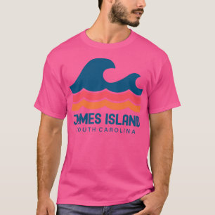 James Island South Carolina SC Vintage Welle T-Shirt