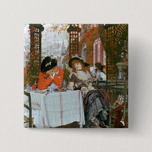 James Jacques Joseph Tissot | ein Mittagessen Button (Vorderseite)