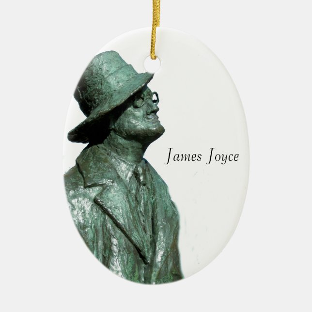 James Joyce Bild für Oval Ornament (Vorne)
