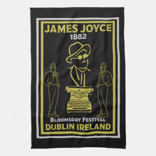 James Joyce Dublin Irland Geschirrtuch
