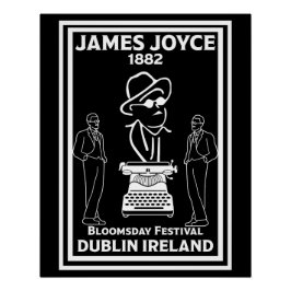 James Joyce Dublin Irland Poster