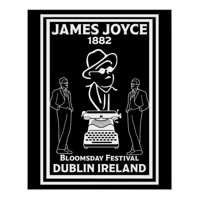 James Joyce Dublin Irland Poster (Vorderseite)