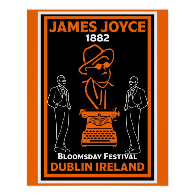 James Joyce Dublin Irland Poster (Vorderseite)