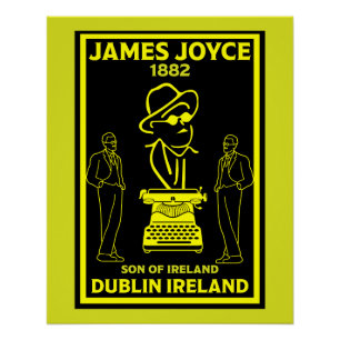 James Joyce Dublin Irland Poster