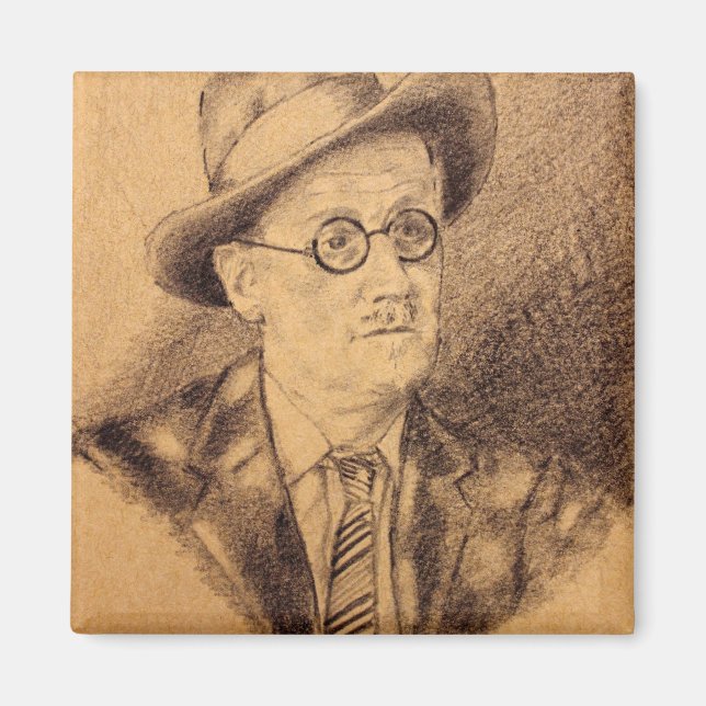 James Joyce Magnet (Vorne)