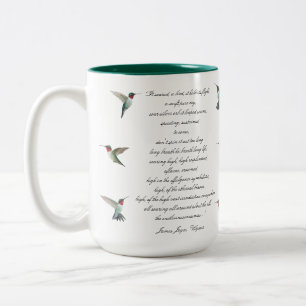 James Joyce Zitat Zweifarbige Tasse