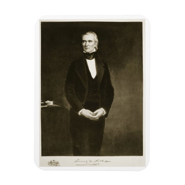 James K. Polk (1795-1849), 11. Präsident der EU Magnet (Vertikal)