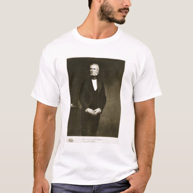 James K. Polk (1795-1849), 11. Präsident des U T-Shirt (Vorderseite)