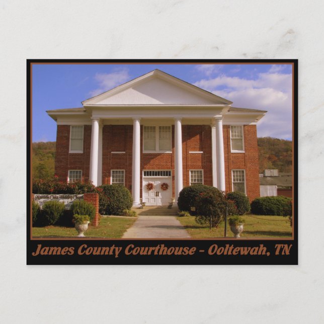 James Landkreis Courthouse - Ooltewah, TN Postkarte (Vorderseite)
