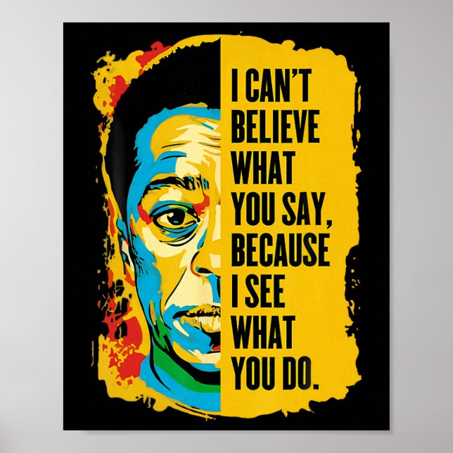 James Ldwin Graffiti-Kunst Juneteenth Schwarze Ges Poster (Vorne)