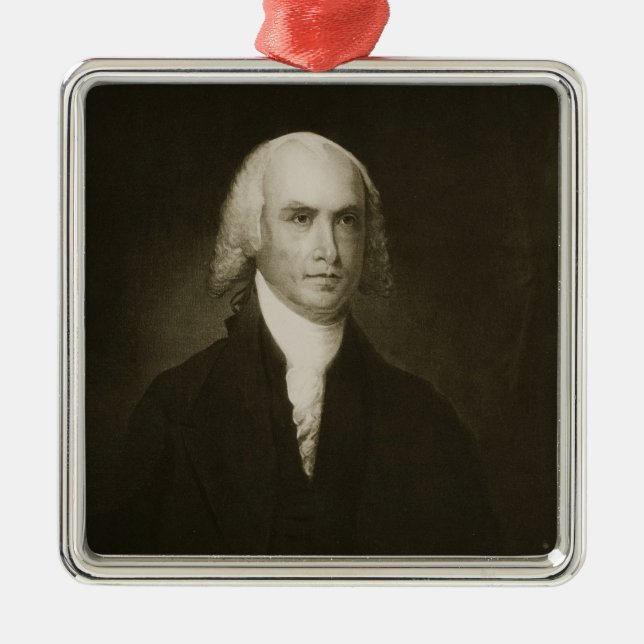 James Madison, 4. Präsident der Vereinigten Ornament Aus Metall (Vorne)