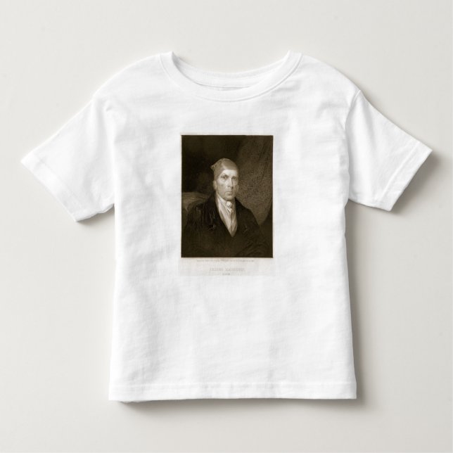 James Madison alterte 82, graviert durch Thomas B. Kleinkind T-shirt (Vorderseite)