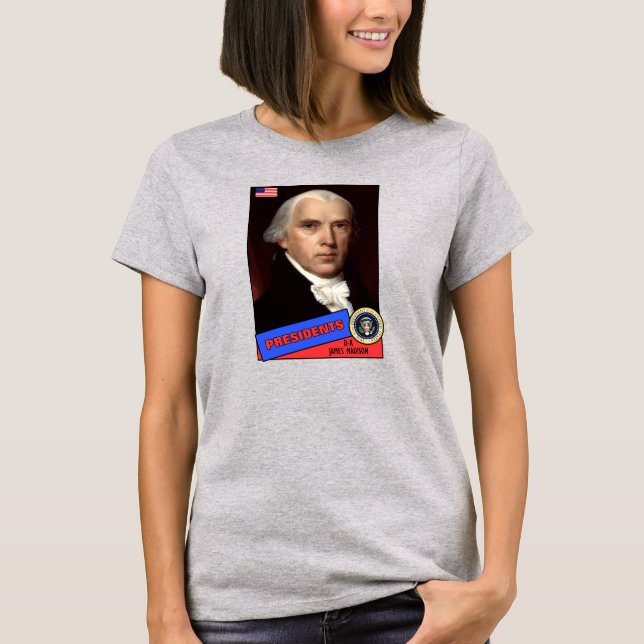 James Madison Baseball Card T-Shirt (Vorderseite)