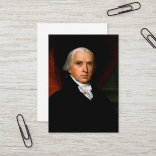 James Madison der 4. Präsident: Kolonialamerika Visitenkarte