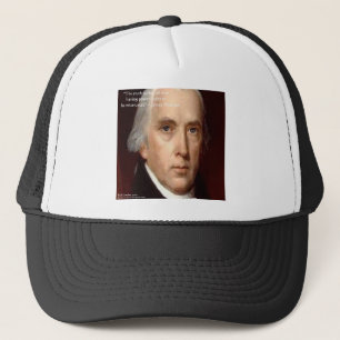 James Madison "Mistrust Power" - Zitat zur Weishei Truckerkappe