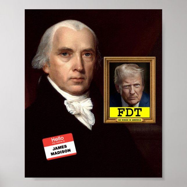 James-Madison-Plakat Poster (Vorne)