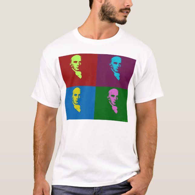 James Madison PopArt T-Shirt (Vorderseite)