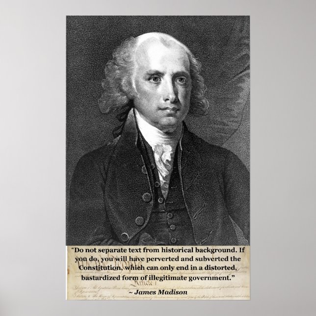 James Madison Poster (Vorne)