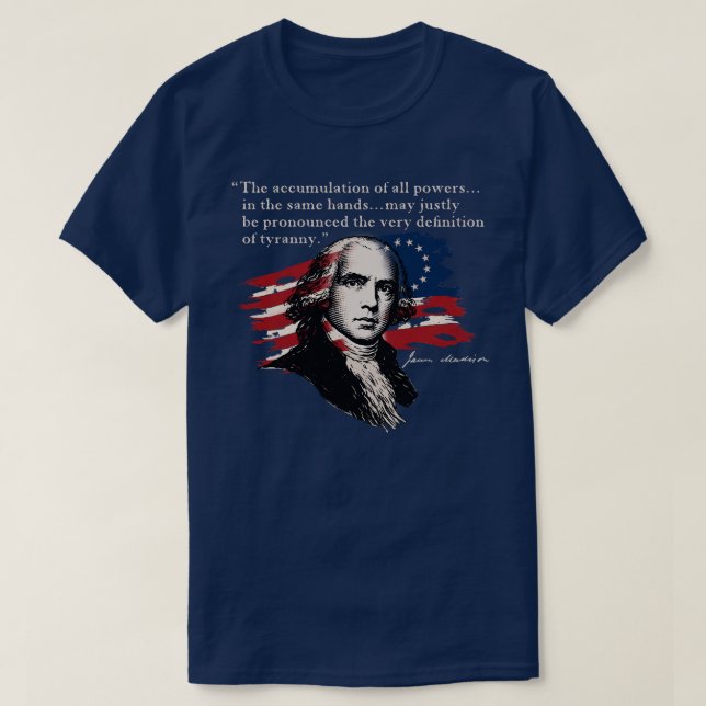 James Madison T-Shirt (Design vorne)