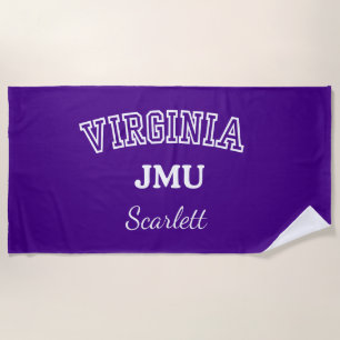 James Madison University Personalisiertes Strandtu Strandtuch