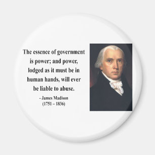 James Madison-Zitat 5b Magnet