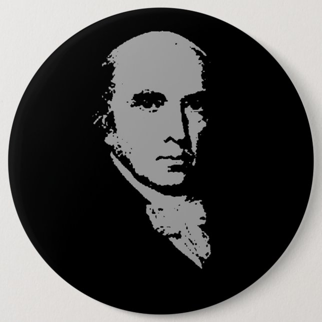 James- MadisonSilhouette Button (Vorderseite)