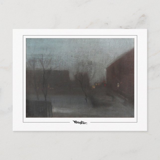 James McNeill Whistler #200-2 - Fine Art Postca... Postkarte (Vorderseite)