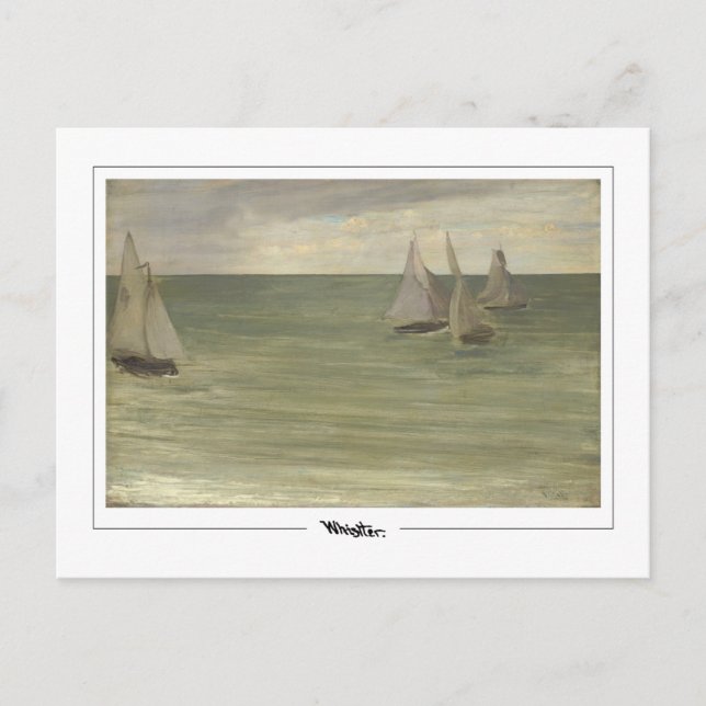 James McNeill Whistler #221-2 - Fine Art Postca... Postkarte (Vorderseite)