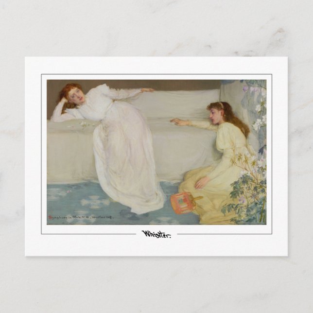 James McNeill Whistler #262-2 - Fine Art Postca... Postkarte (Vorderseite)