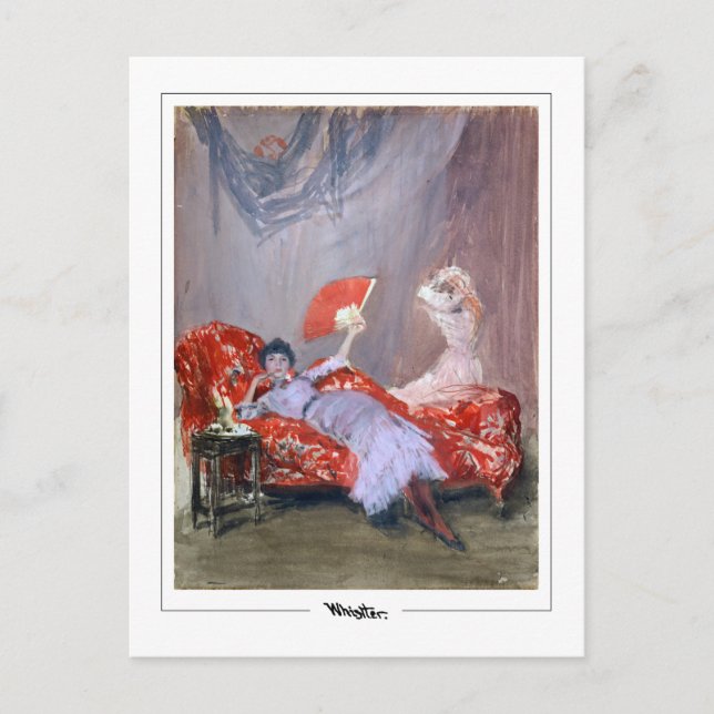 James McNeill Whistler #3 - Fine Art Postcard Postkarte (Vorderseite)