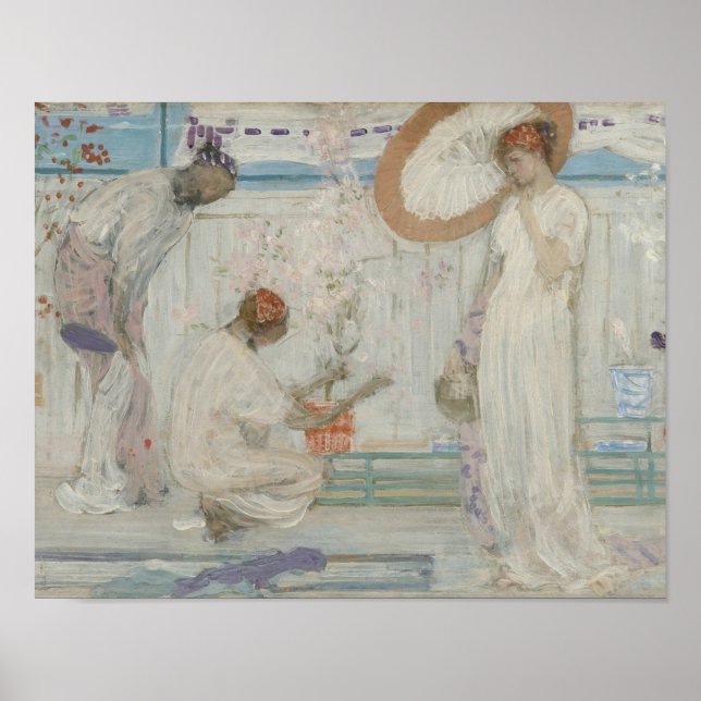 James McNeill Whistler - Die weiße Symphonie Poster (Vorne)