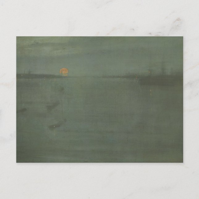 James McNeill Whistler - Nocturne- Blue and Gold Postkarte (Vorderseite)