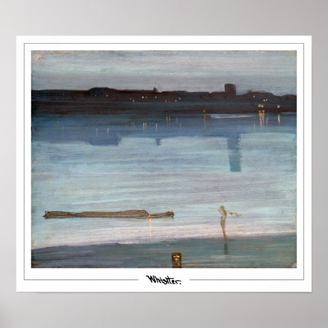 James McNeill Whistler Zedign Art Poster #2 (Vorne)
