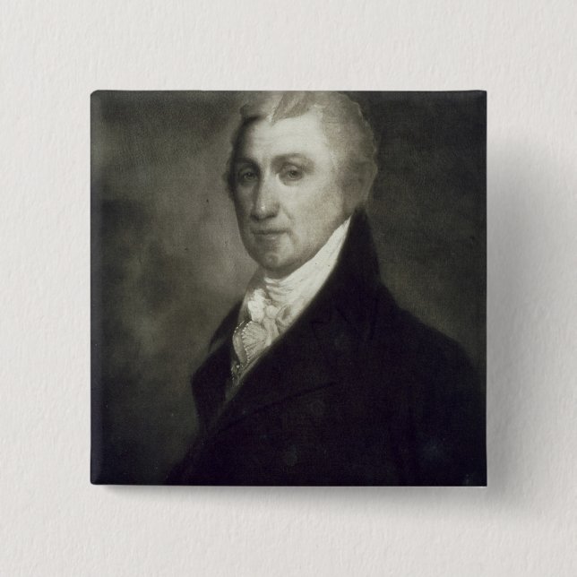 James Monroe, 5. Präsident der Vereinigten Staaten Button (Vorderseite)