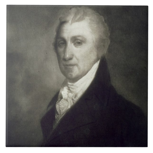 James Monroe, 5. Präsident der Vereinigten Staaten Fliese (Vorderseite)