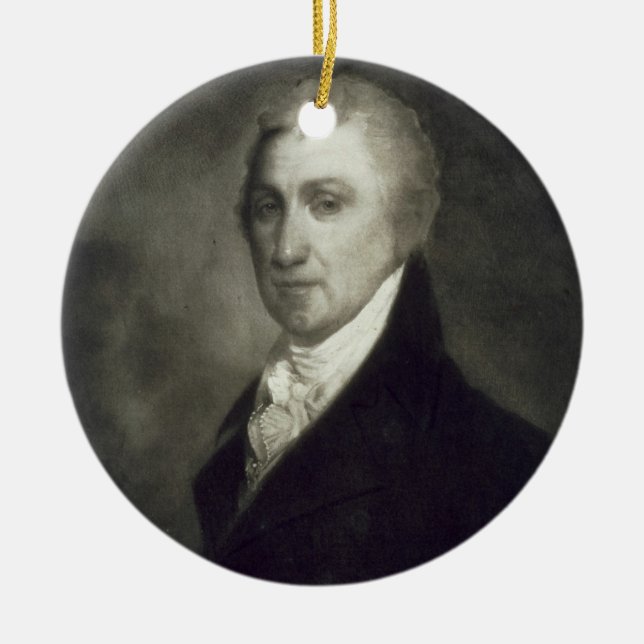 James Monroe, 5. Präsident der Vereinigten Staaten Keramikornament (Vorne)