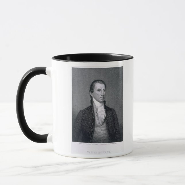 James Monroe, graviert durch Asher Brown Durand Tasse (Links)