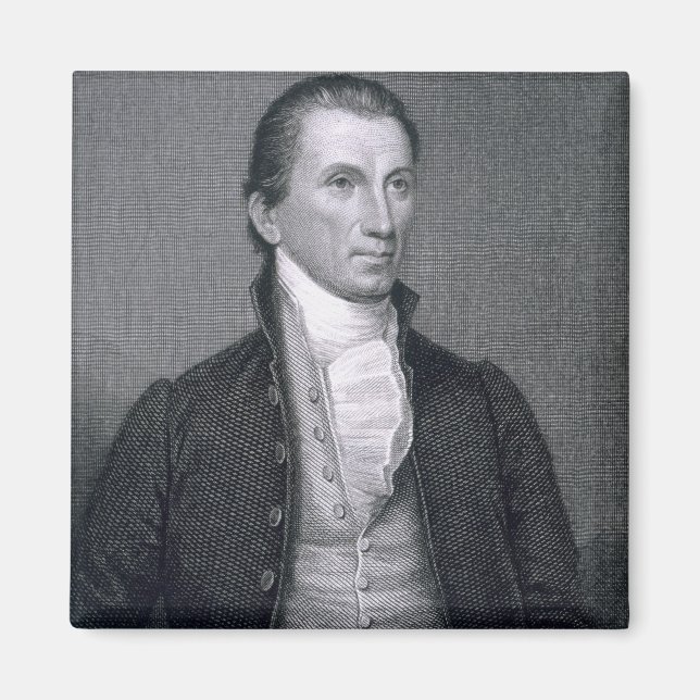 James Monroe, graviert von Asher Brown Durand (179 Magnet (Vorne)