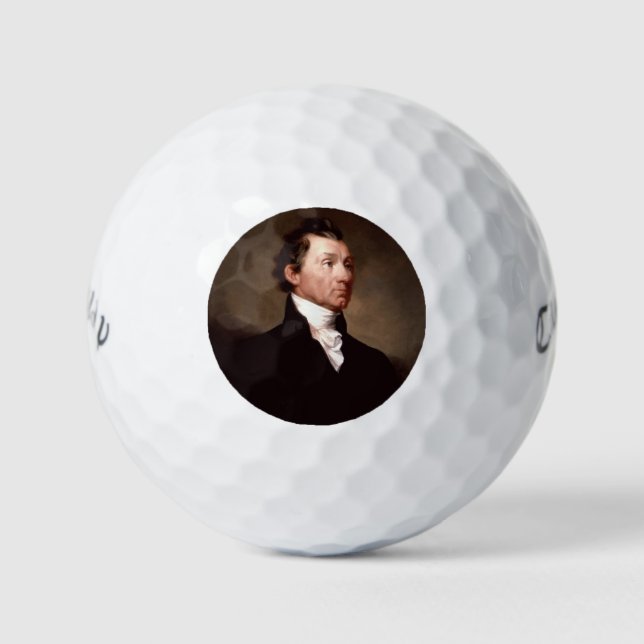 James Monroe Portrait, früherer amerikanischer Prä Golfball (Vorderseite)