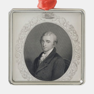 James Monroe Silbernes Ornament