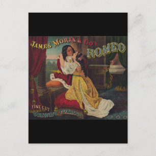 James Moran & Co's Romeo-Kautabak Postkarte