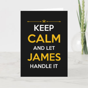 James Name Gift Karte