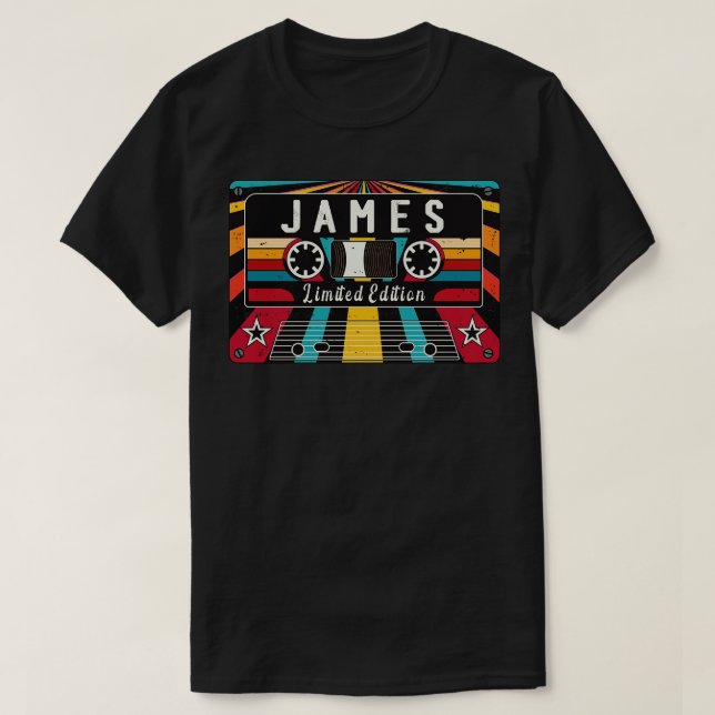 James Name T-Shirt (Design vorne)