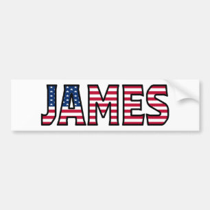 James Name Vorname USA Aufkleber Sticker Auto Autoaufkleber