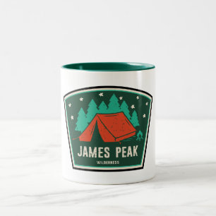 James Peak Wilderness Colorado Camping Zweifarbige Tasse