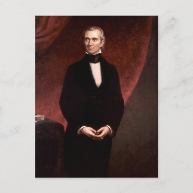 James Polk Postkarte (Vorderseite)