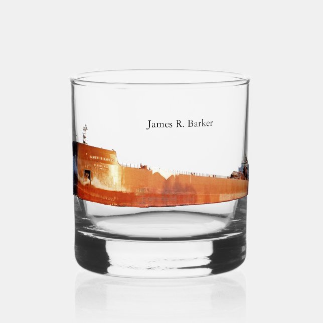 James R. Barker glass Whiskyglas (Vorderseite)