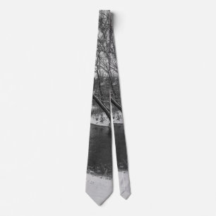 James River Cuts Back Grayscale Neck Tie Krawatte